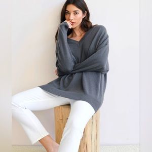 Jenni Kayne Charlie V-Neck Sweater